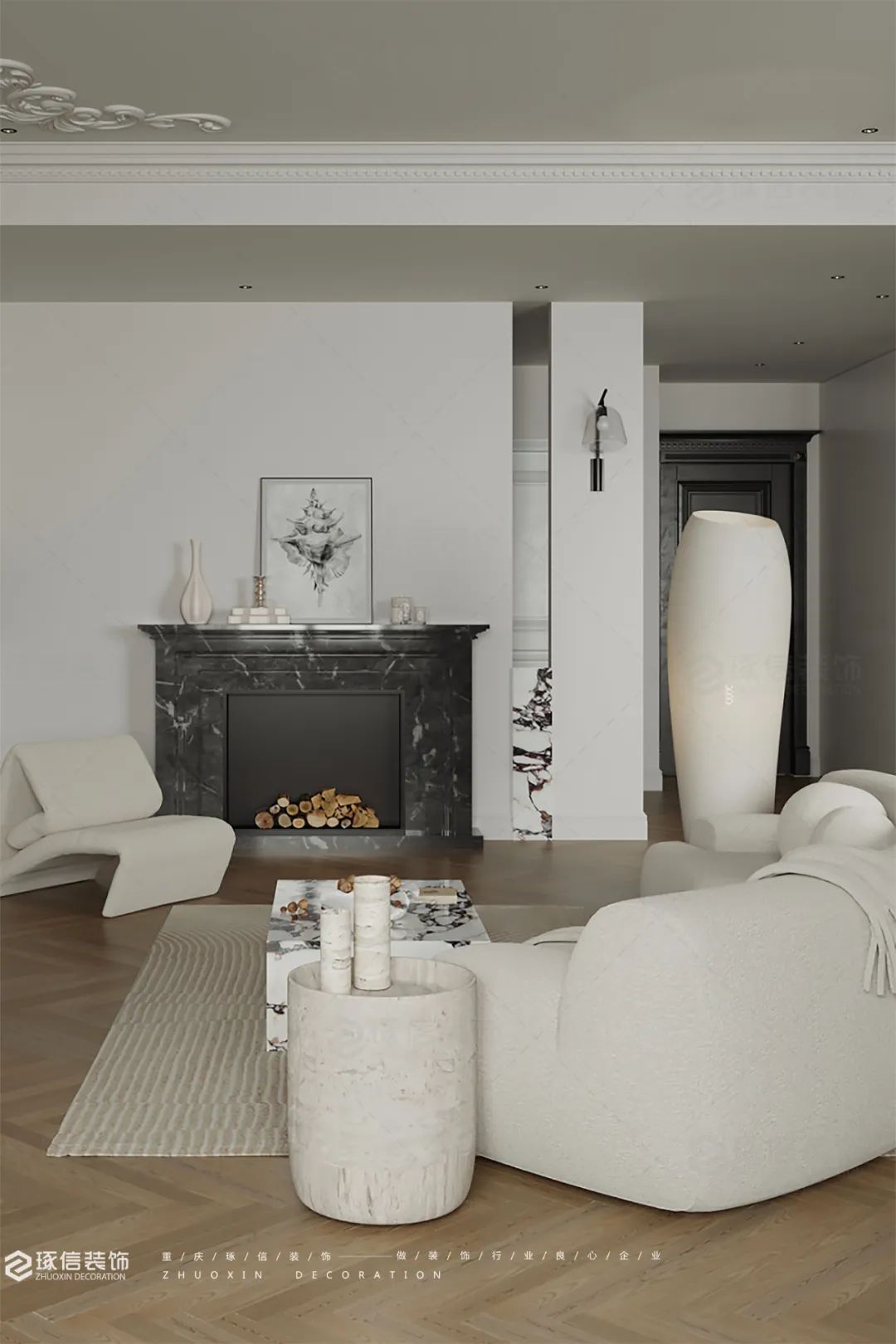 龙樾生态城法式混搭下叠设计丨中国重庆丨吴友鑫-17