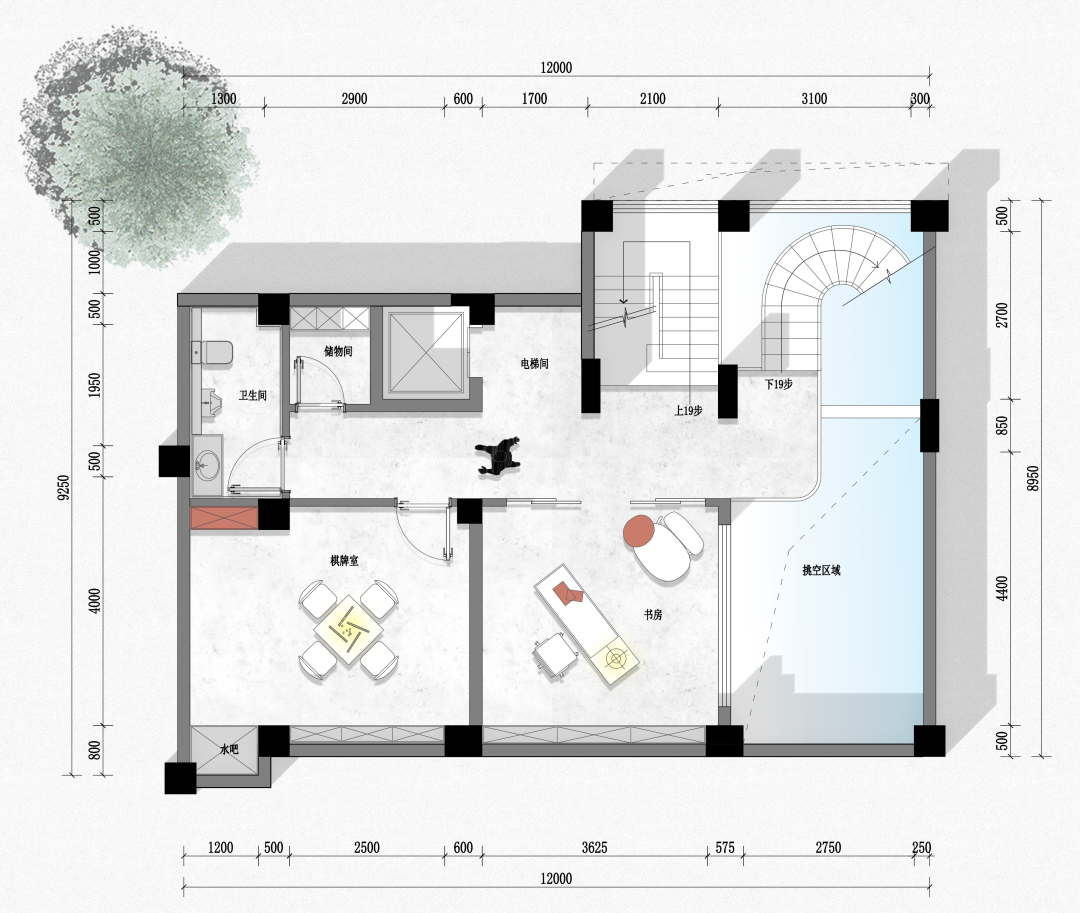尚层大作——为爱筑巢，倾心打造400㎡意式浪漫婚房-136