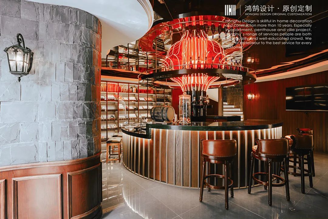 懿茄·青果巷的重金属雪茄清吧丨鸿鹄设计-9