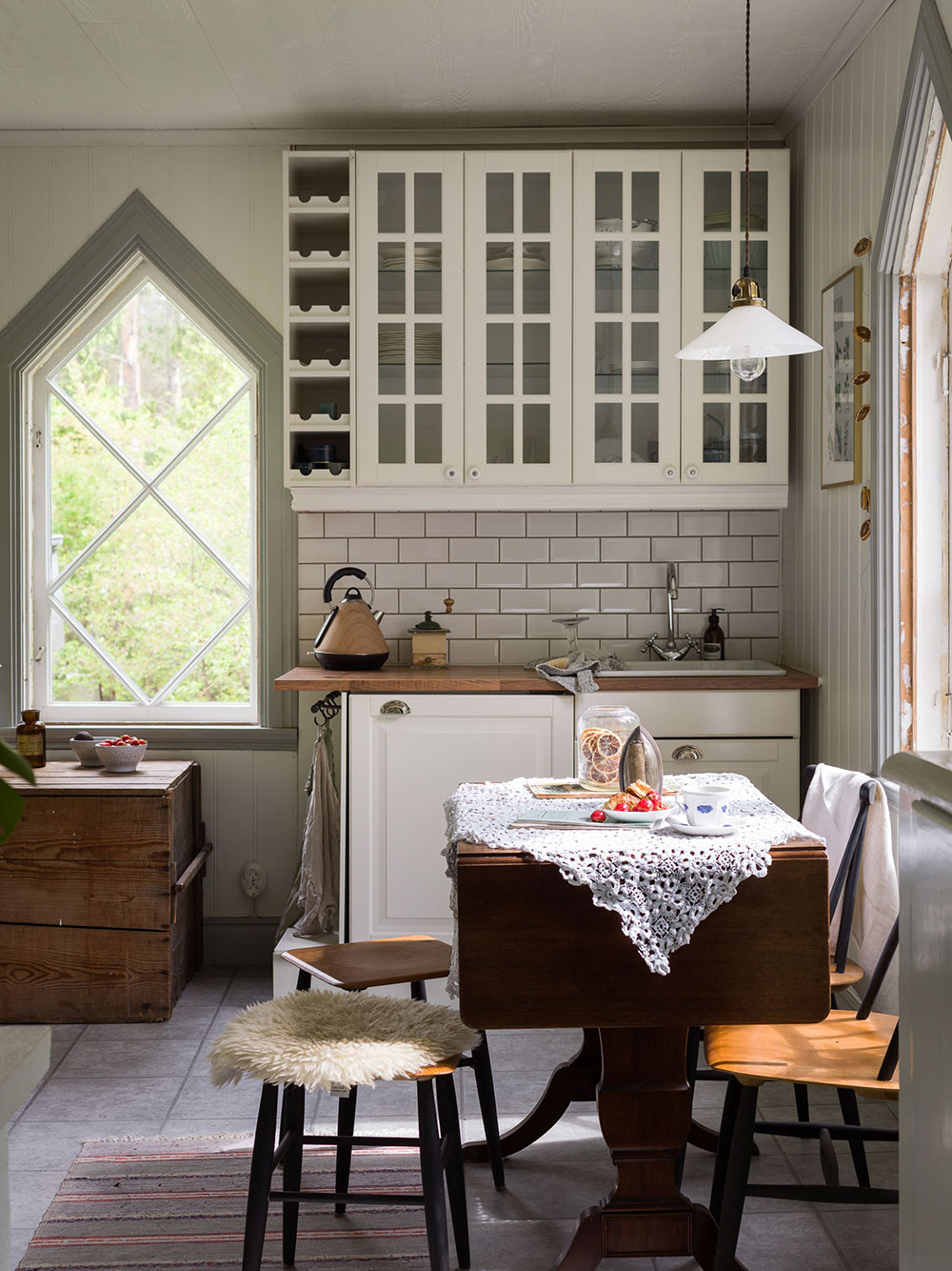 瑞典独特拱窗乡村小屋-17