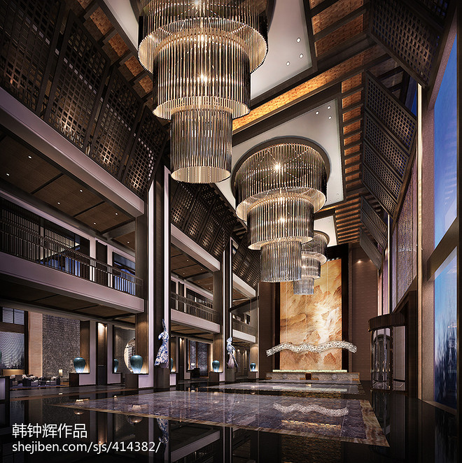 大连碧龙潭温泉度假村酒店空间装修丨中国大连-14