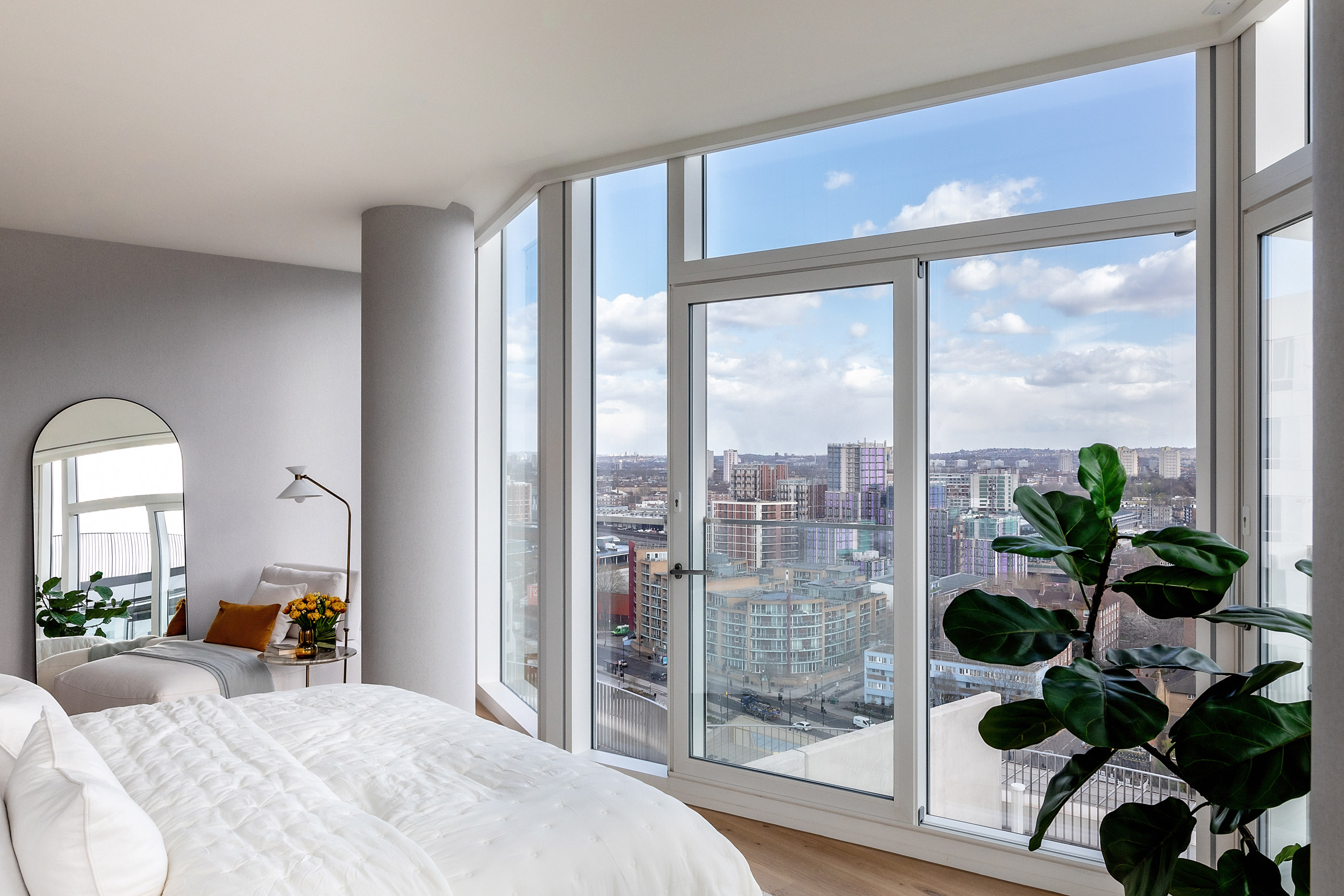 伦敦地标建筑中的“波浪”住宅-37