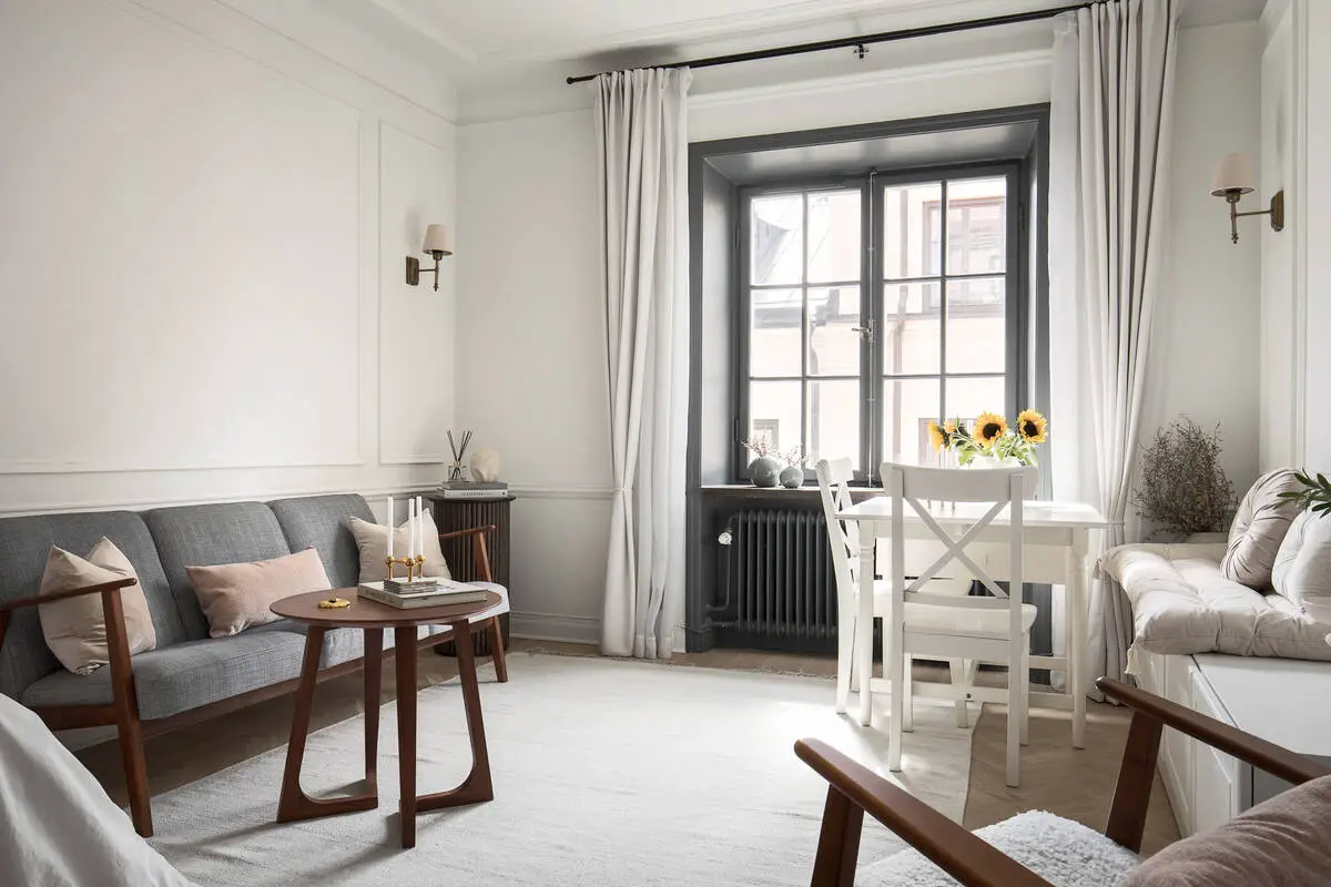 30 平米瑞典豪华公寓，经典与时尚并存-6