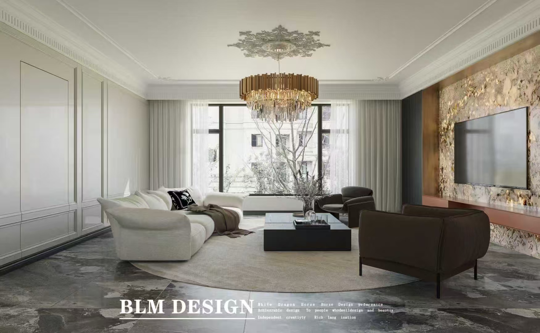 美式白龙马效果图设计制作-5