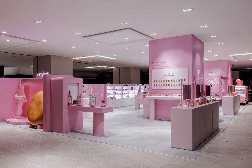 Rom&nd快闪店,釜山乐天百货店丨韩国-6