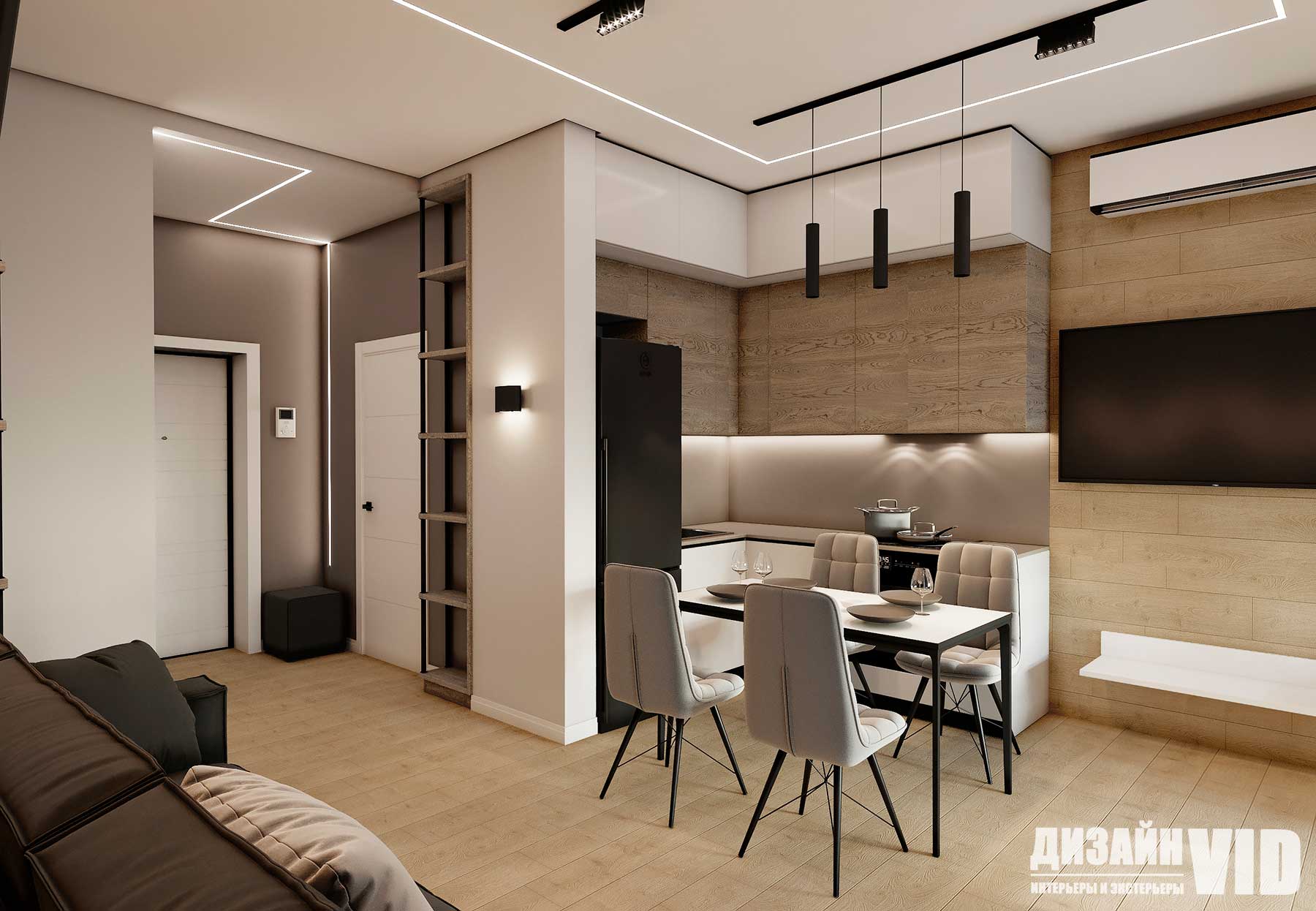 ЖК «Атмосфера»35平公寓设计丨俄罗斯-1