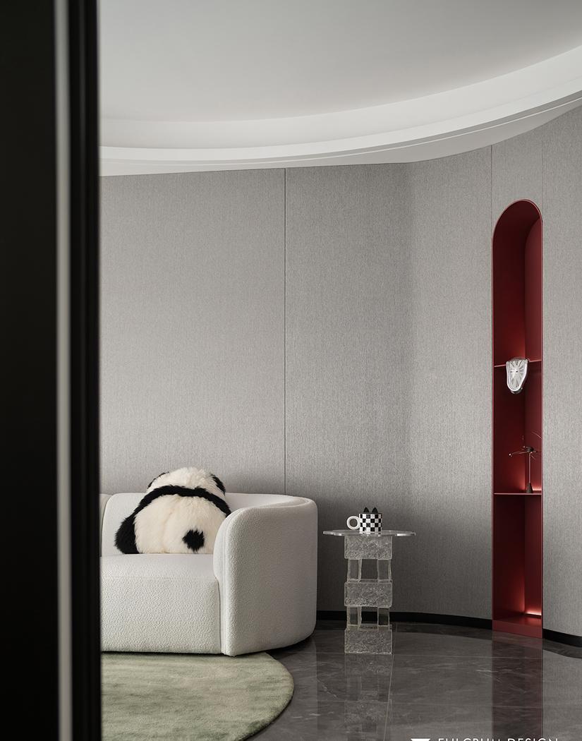 喇叭形客厅住宅设计-25