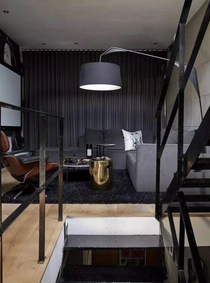 暗黑工业风 LOFE,酷炫诠释奢华空间-72