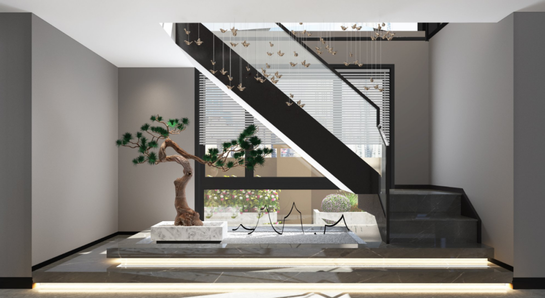 南国鼎峰龙岸 350㎡现代轻奢复式丨鼎墅设计-33