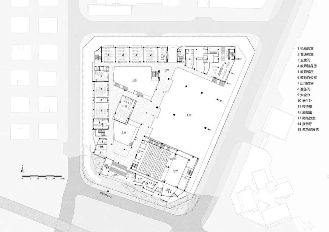 作品推介|立体庭院与开放边界：深圳市龙华高级中学教育集团民治校区-128