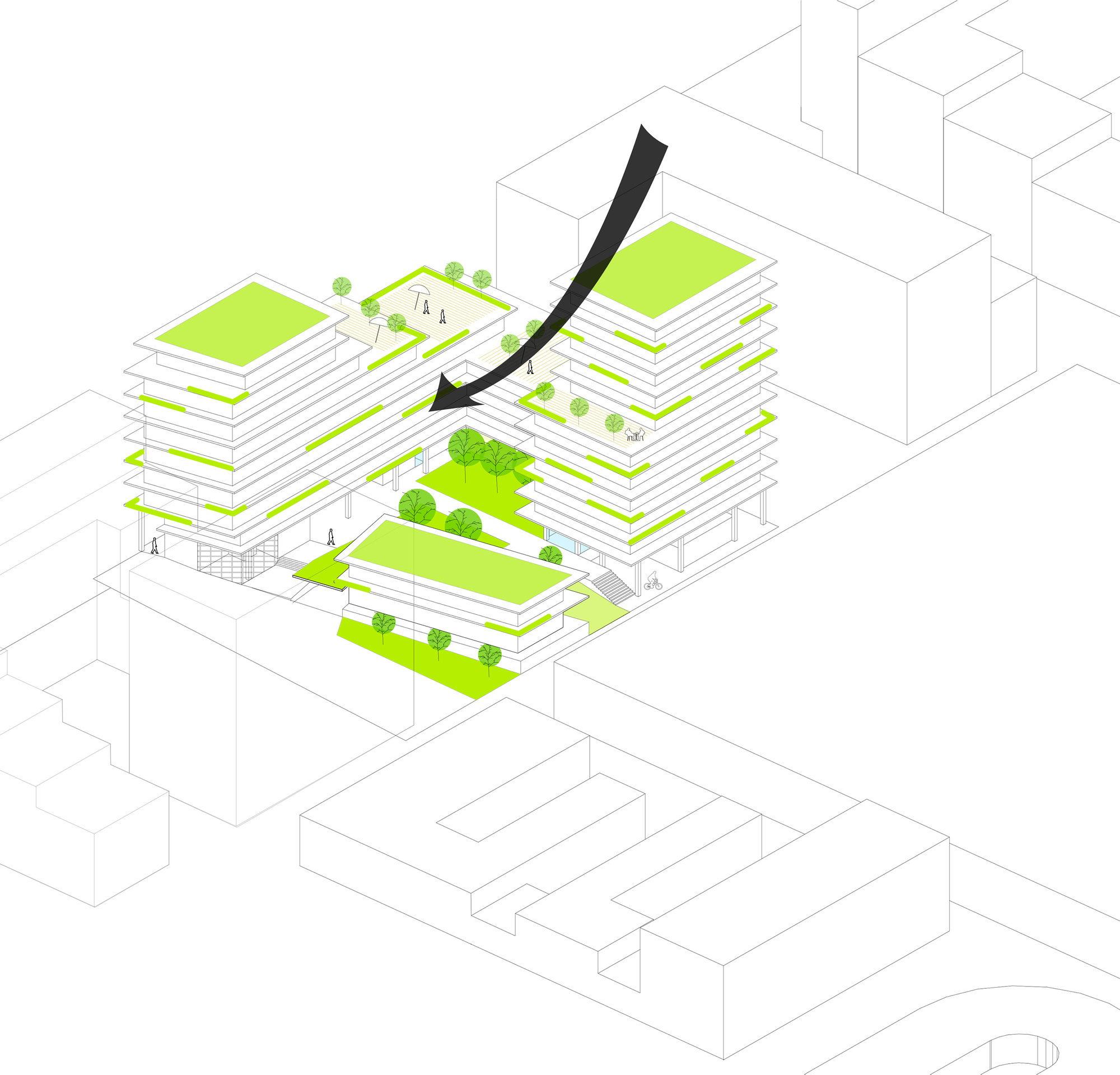罗莎·帕克斯公寓丨法国第戎丨Hamonic+Masson & Associés-35