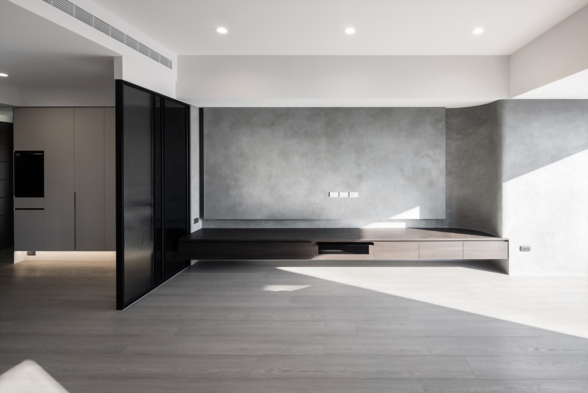 25年民權路大樓老屋翻新  現代簡約式治癒淺灰宅丨藝瓦高雄室內空間設計-5