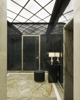 Le Jardinier 餐厅 | 绿色植物与大理石的优雅碰撞