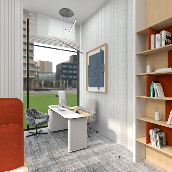 企业联合办公空间设计丨Helwan University-34