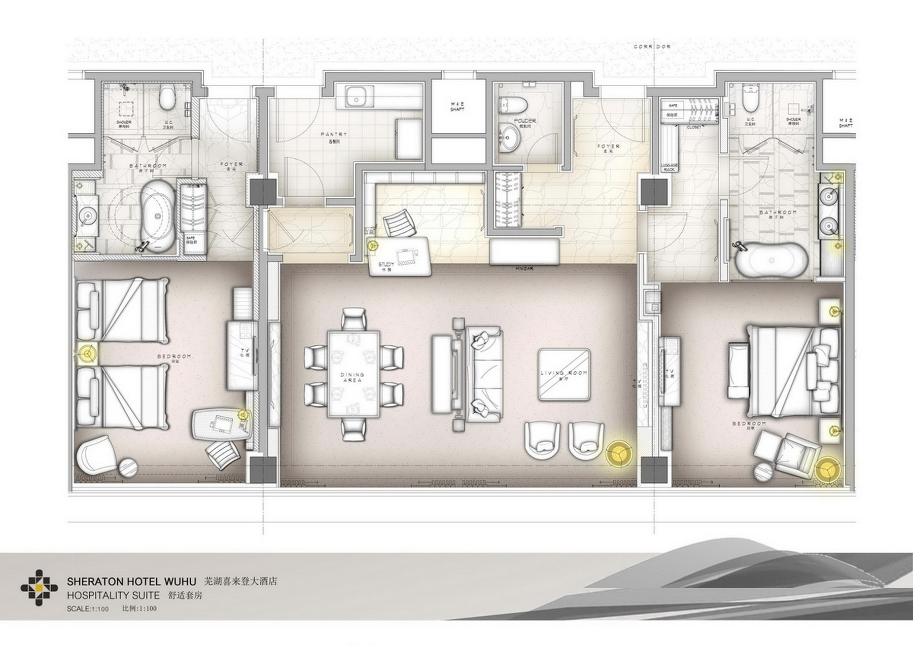 HBA  安徽芜湖喜来登酒店设计概念-37