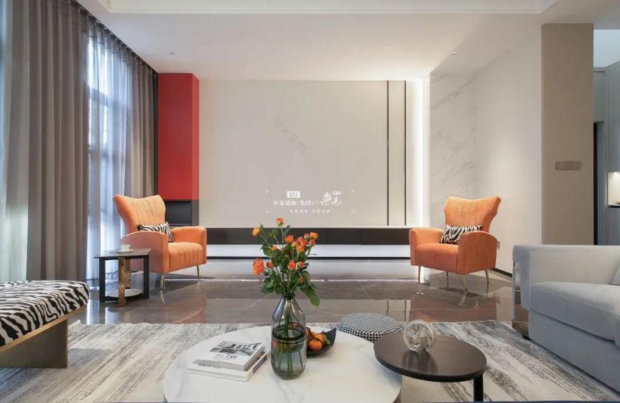 字形意,雍景湾 480㎡现代轻奢别墅装修之美丨中策-17