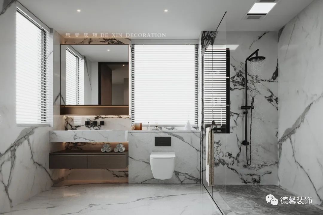 金地半山风华现代风别墅丨中国广州丨德馨装饰-22