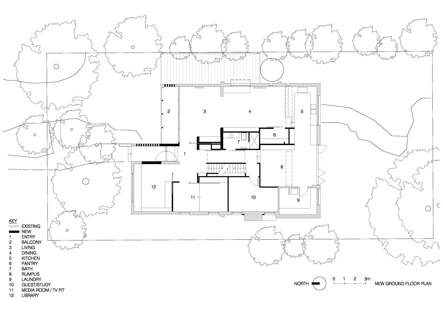 澳大利亚 Doncaster 双砖家庭住宅翻新-65