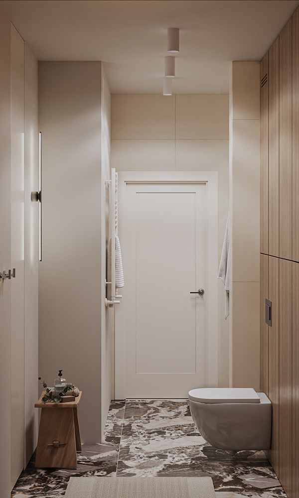 3D Visualization - Korso - 93 m2-33