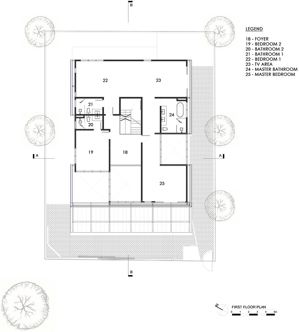 吉隆坡瓦片住宅，演绎现代热带风情-30