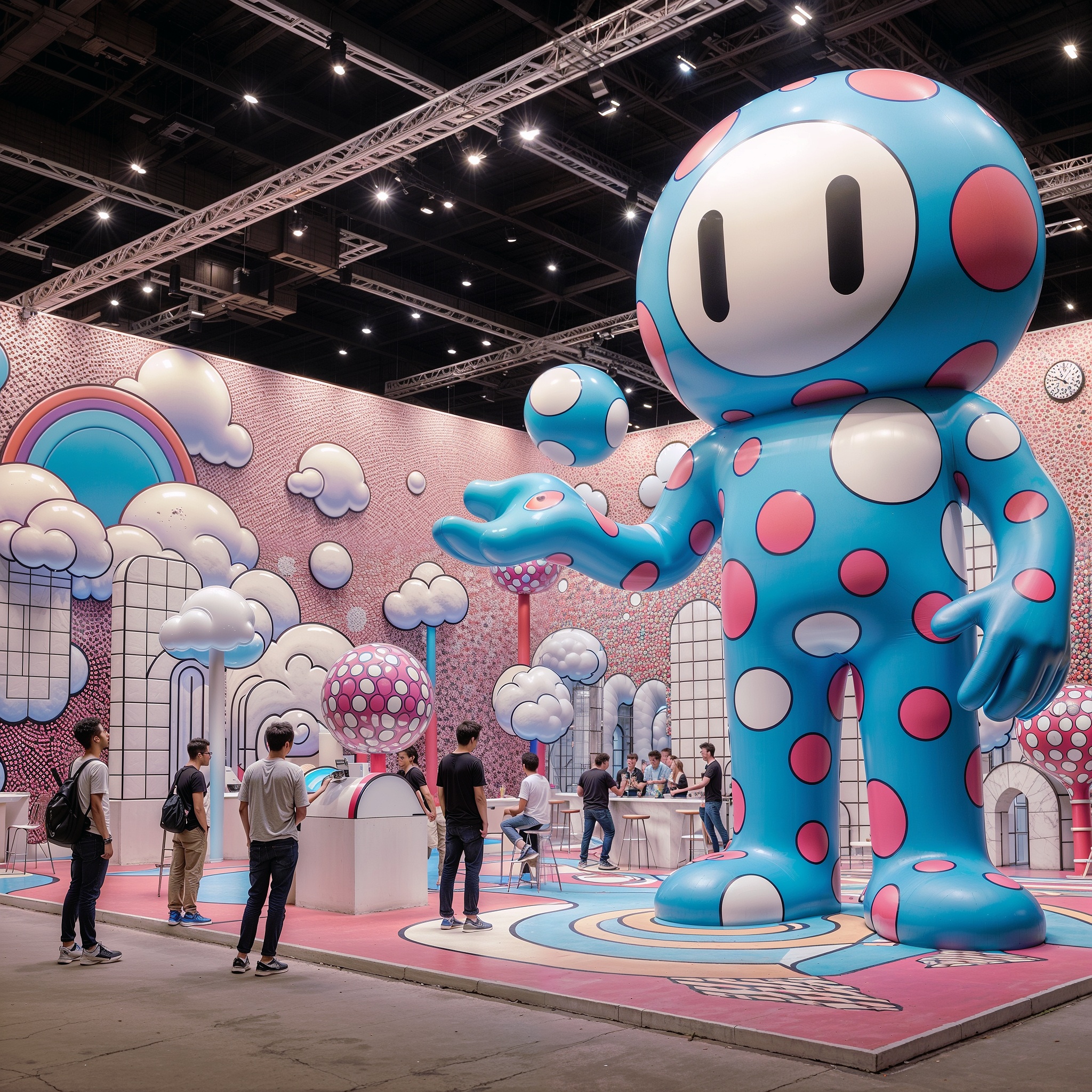 Exhibition stand TAKASHI MURAKAMI ai booth-6