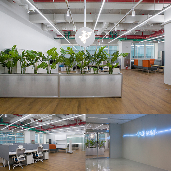 简约白诠释办公空间之美-1