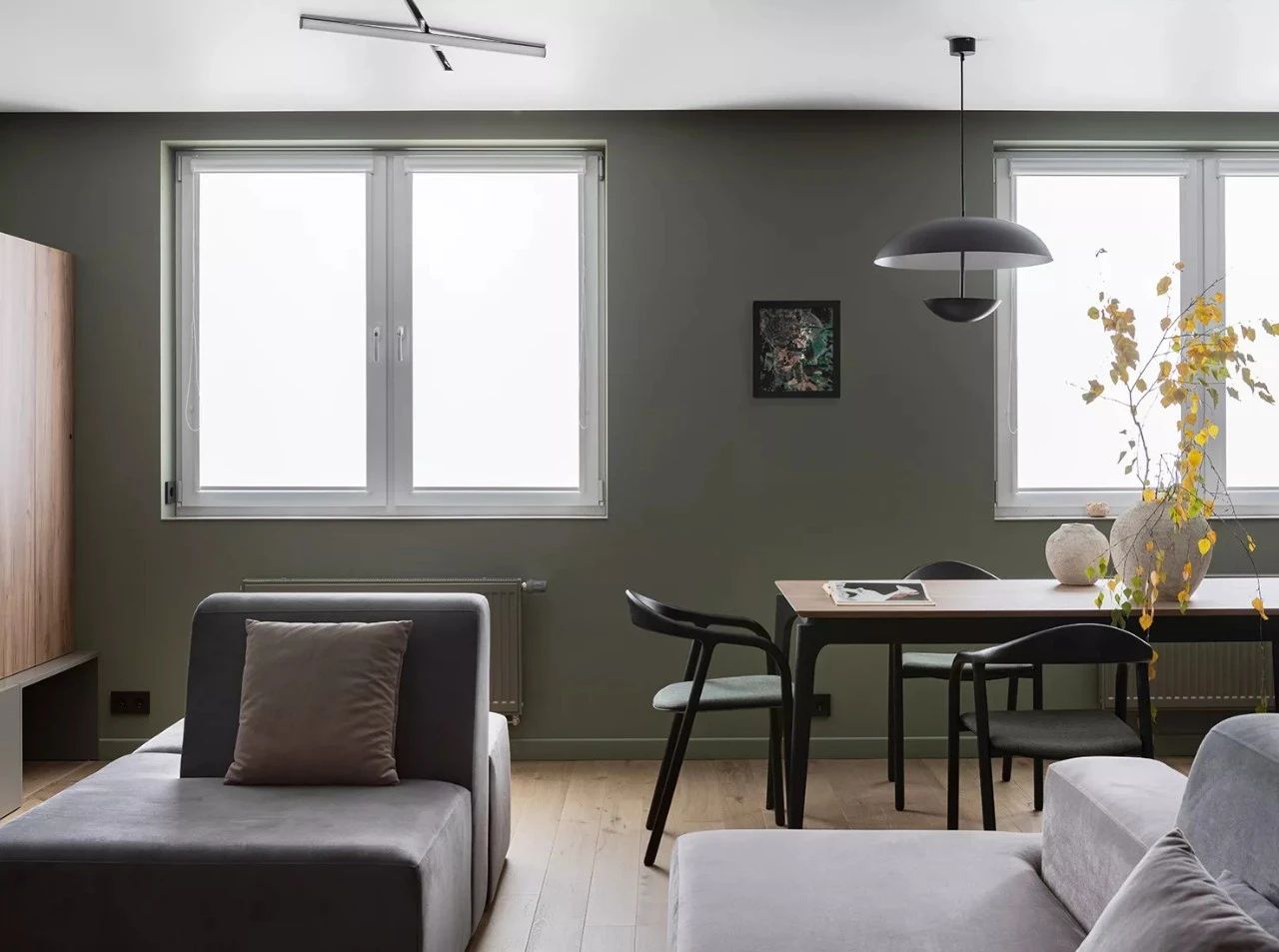 81㎡独居男人的现代空间设计-12