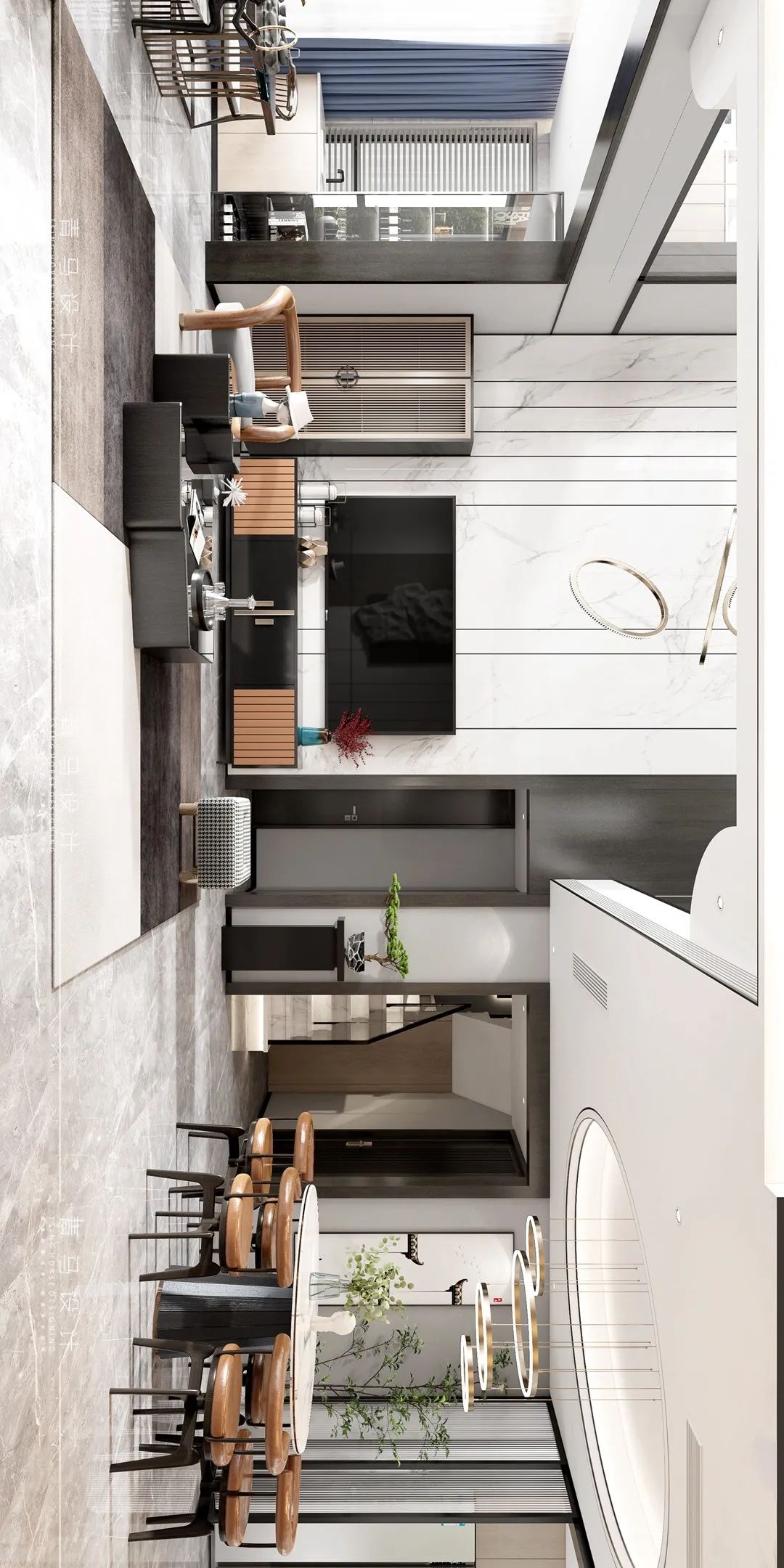 碧桂园·国湖中叠户型设计丨青马别墅空间设计-54