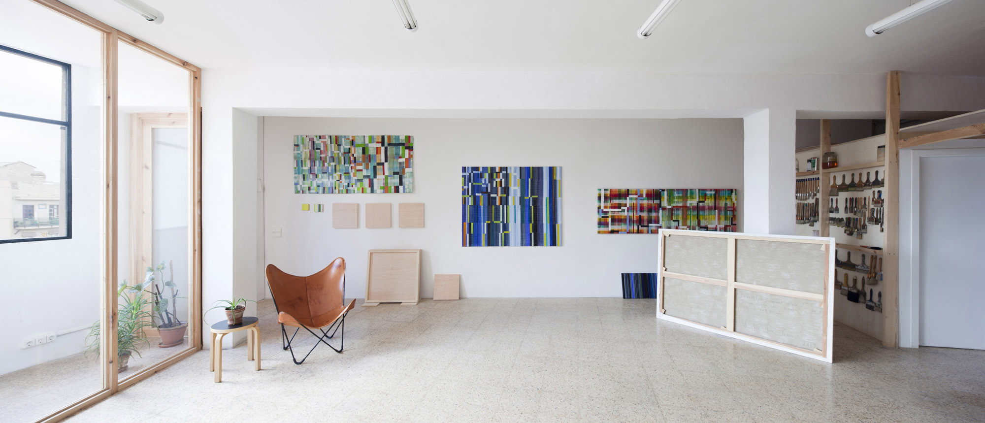 西班牙艺术家佩雷斯·波罗工作室设计丨西班牙巴塞罗那丨Anna & Eugeni Bach-24