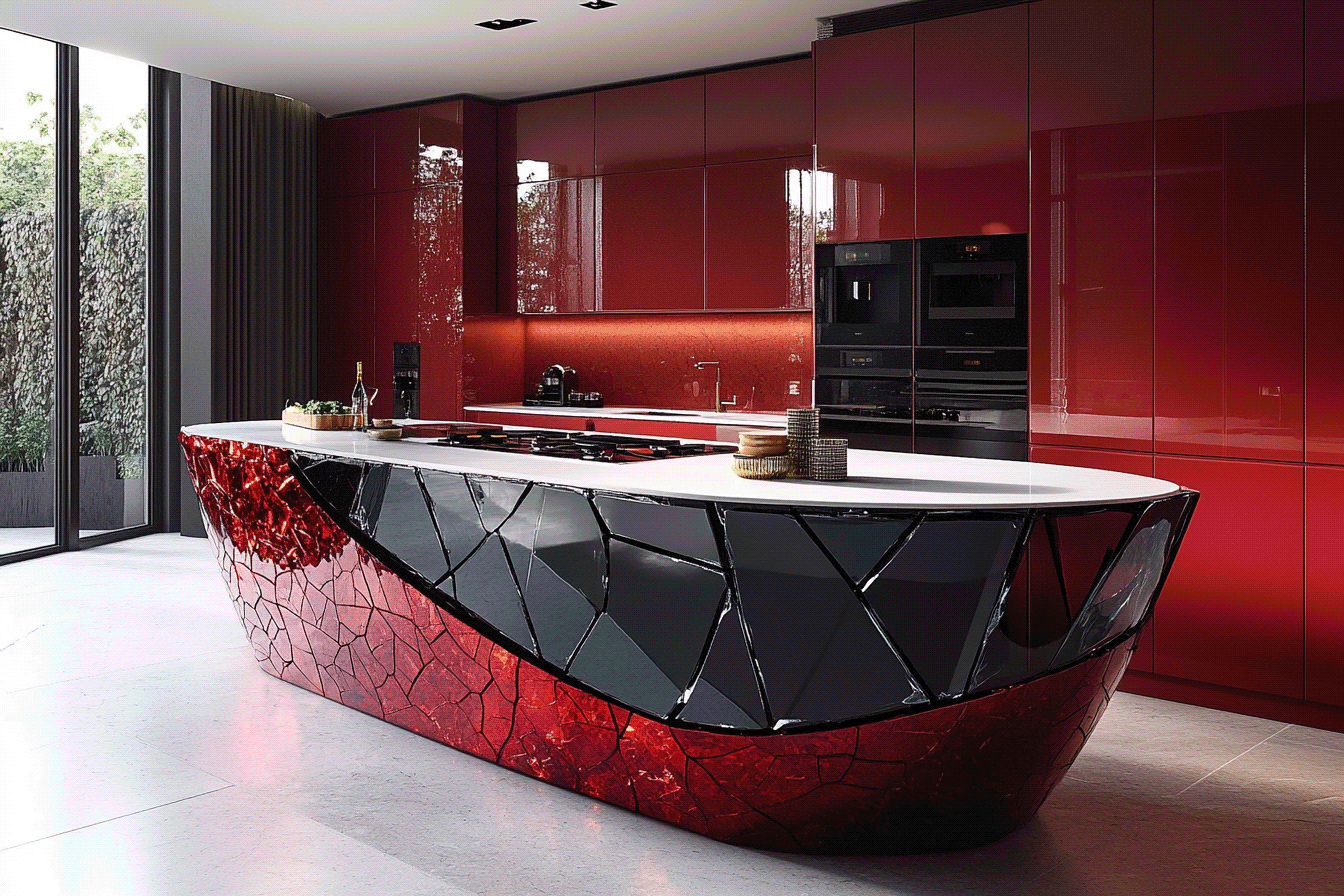 Extraordinary Bespoke Kitchen Islands by AICI-77