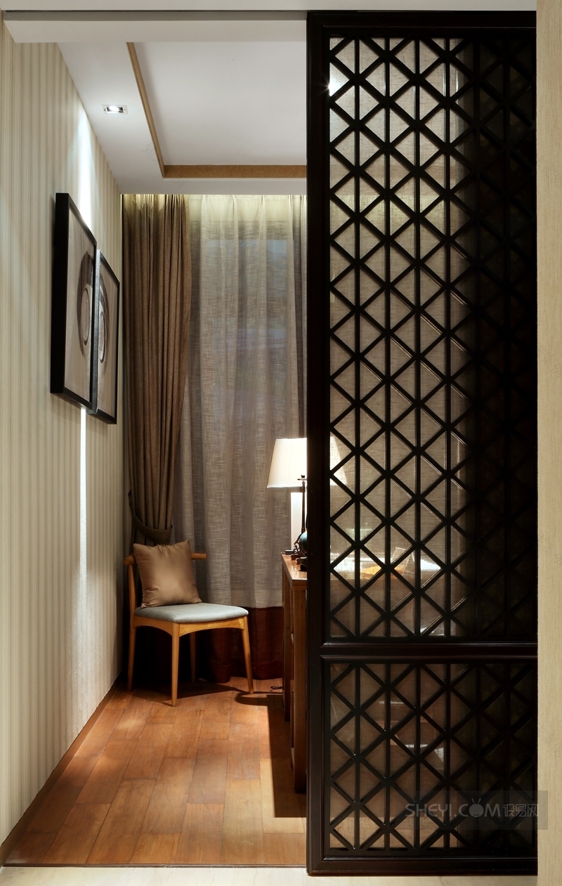 静语凝思——KSL上海长城珑湾新中式样板房设计-13