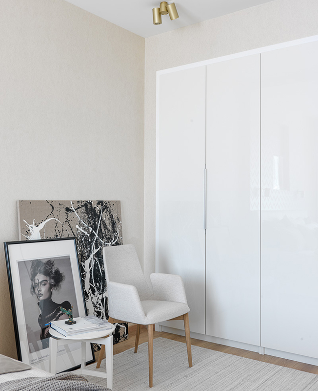 莫斯科北欧风公寓 | 极简白色小户型设计-4