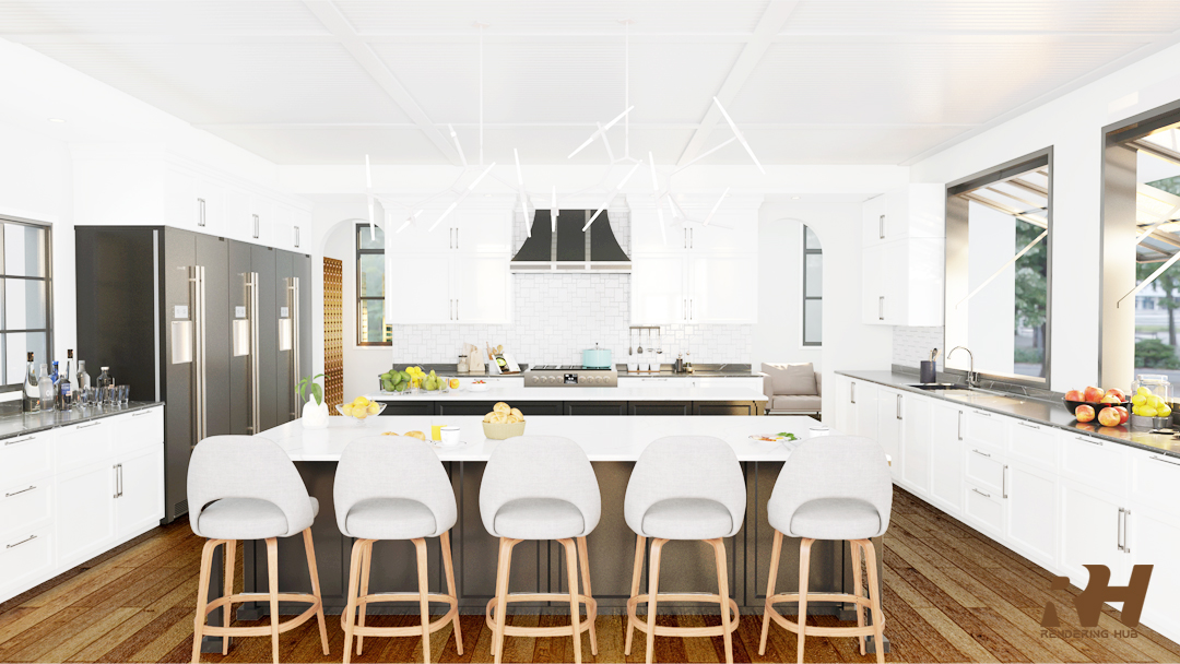 室内三维渲染-6