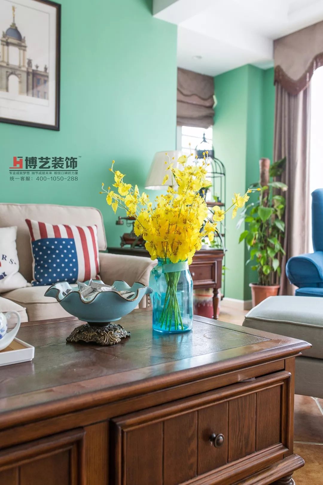 《静谧时光》 | 绿色主调,美式休闲与自然隽永的完美融合-14