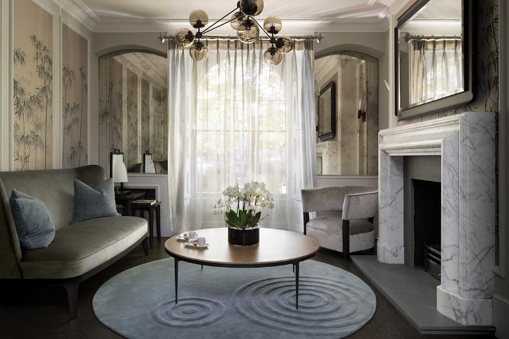 伦敦高档地段单色设计公寓-8