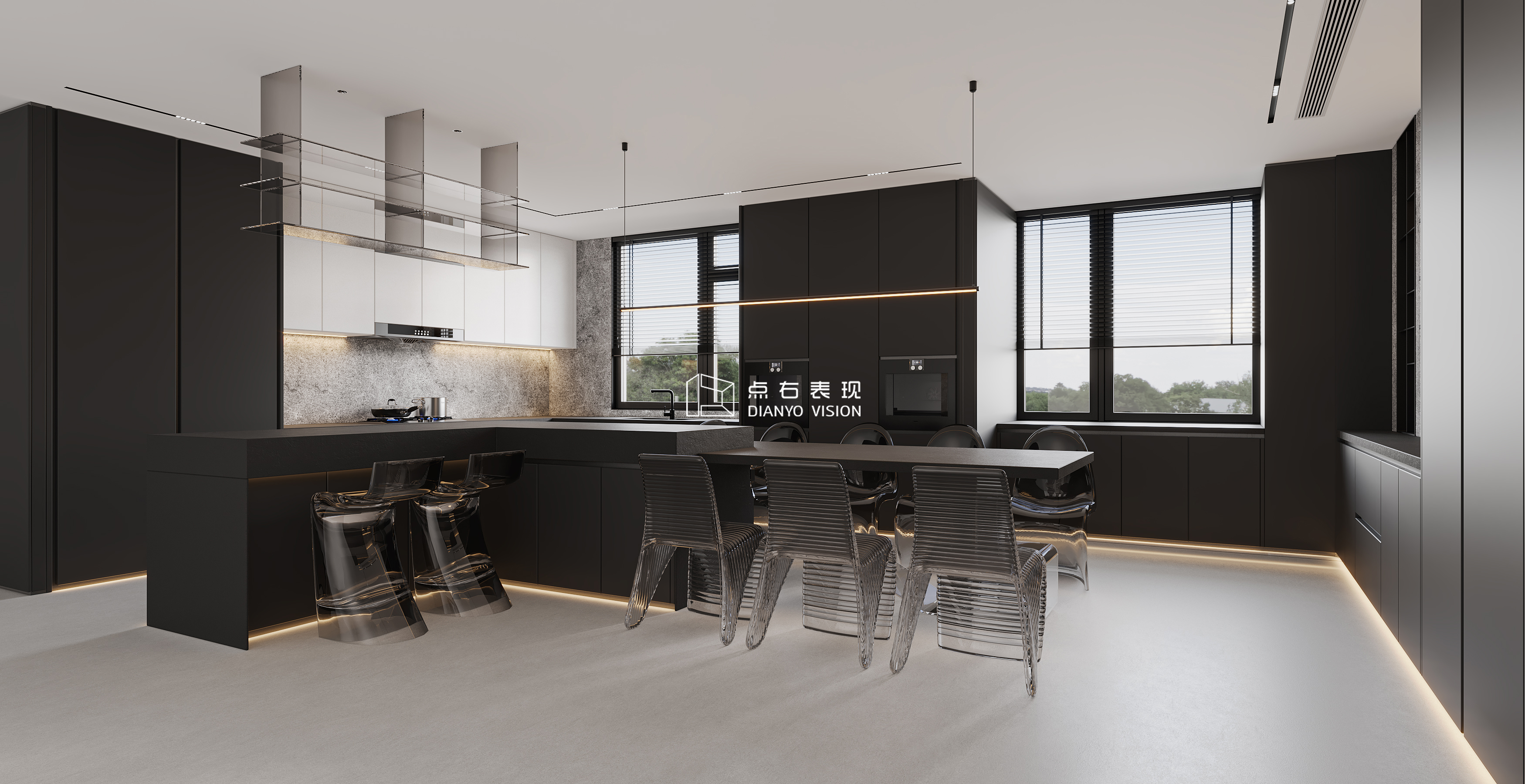 现代风格效果图丨点右效果图表现-17