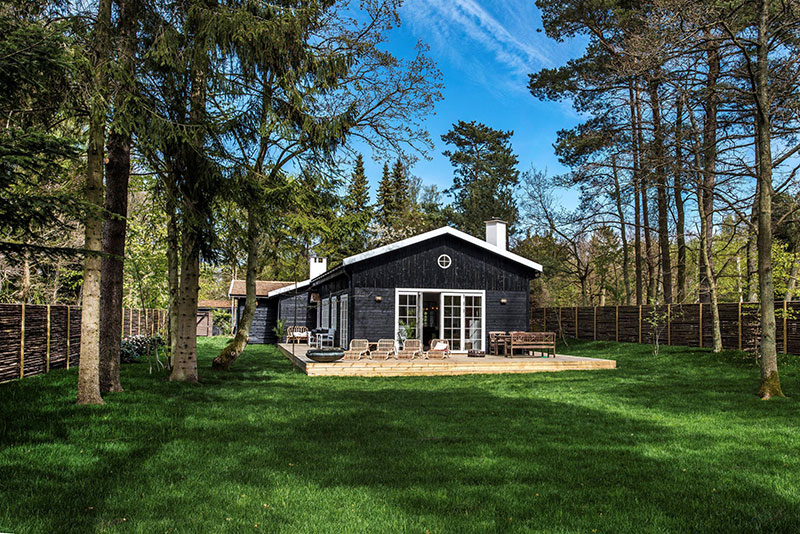 丹麦森林中的完美周末小屋-3