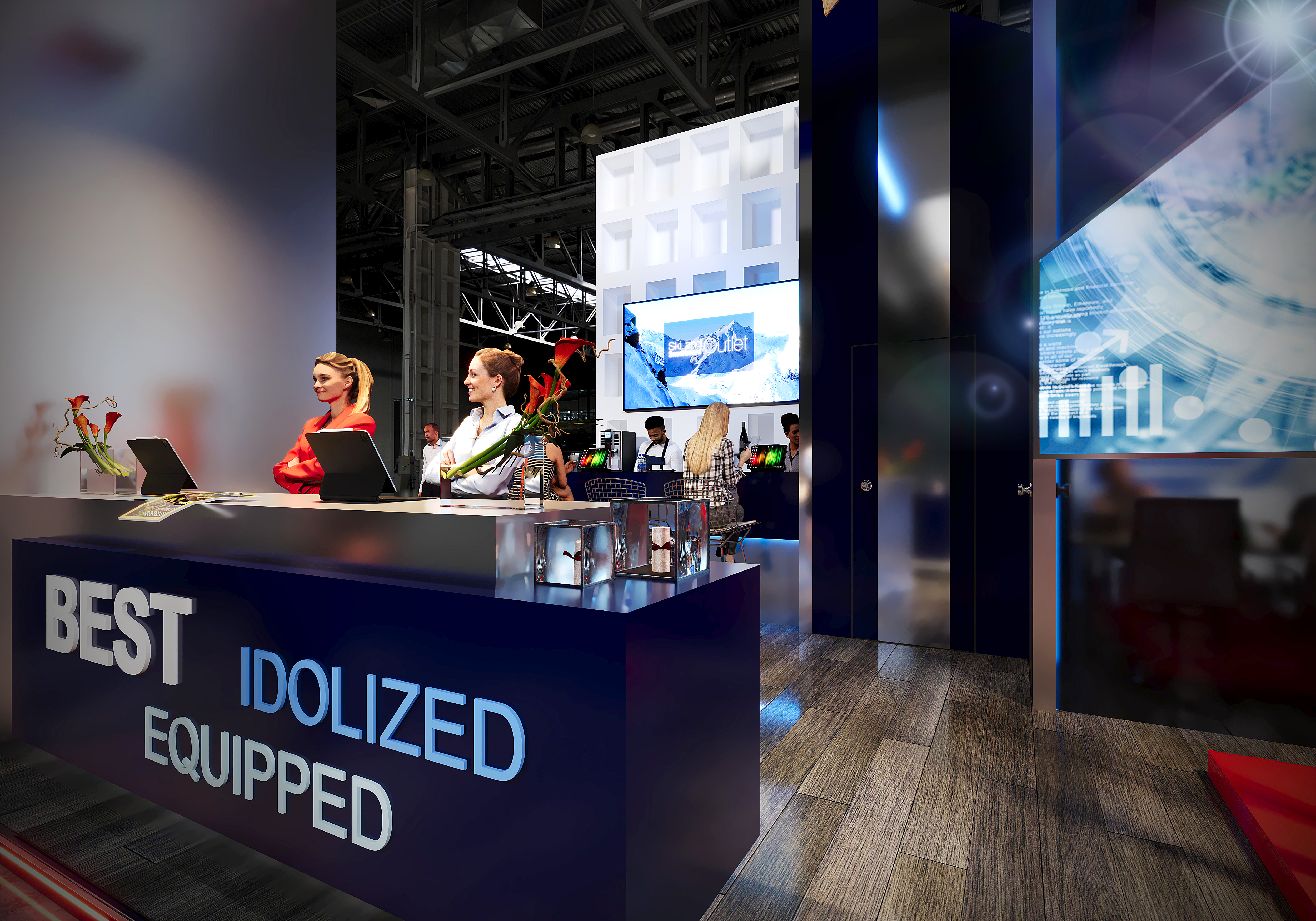 展览展台设计丨俄罗斯莫斯科丨Michail Koznev-14