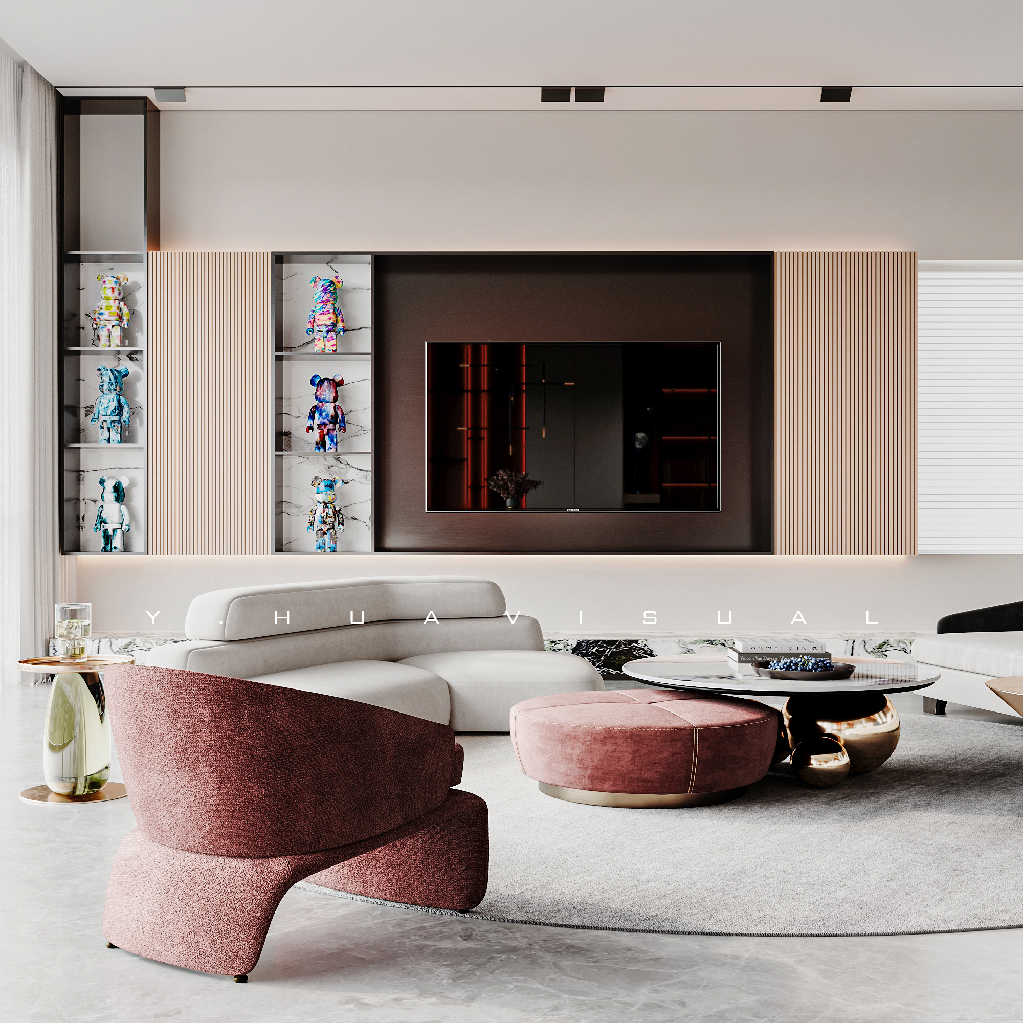 乙画视觉｜现代别墅-8