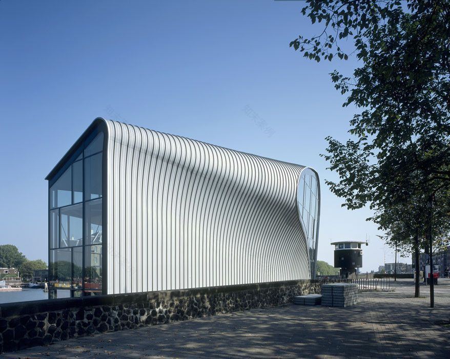 阿姆斯特丹建筑中心 · 创意折叠式立面设计-7