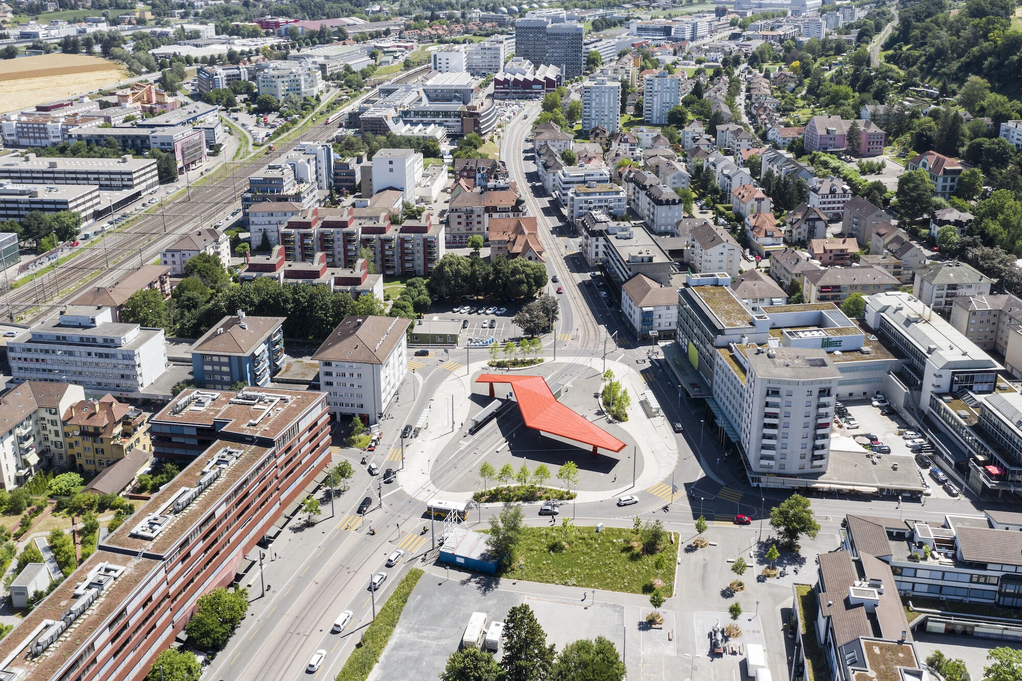 城市广场,施利伦丨瑞士丨weberbrunner architekten-14