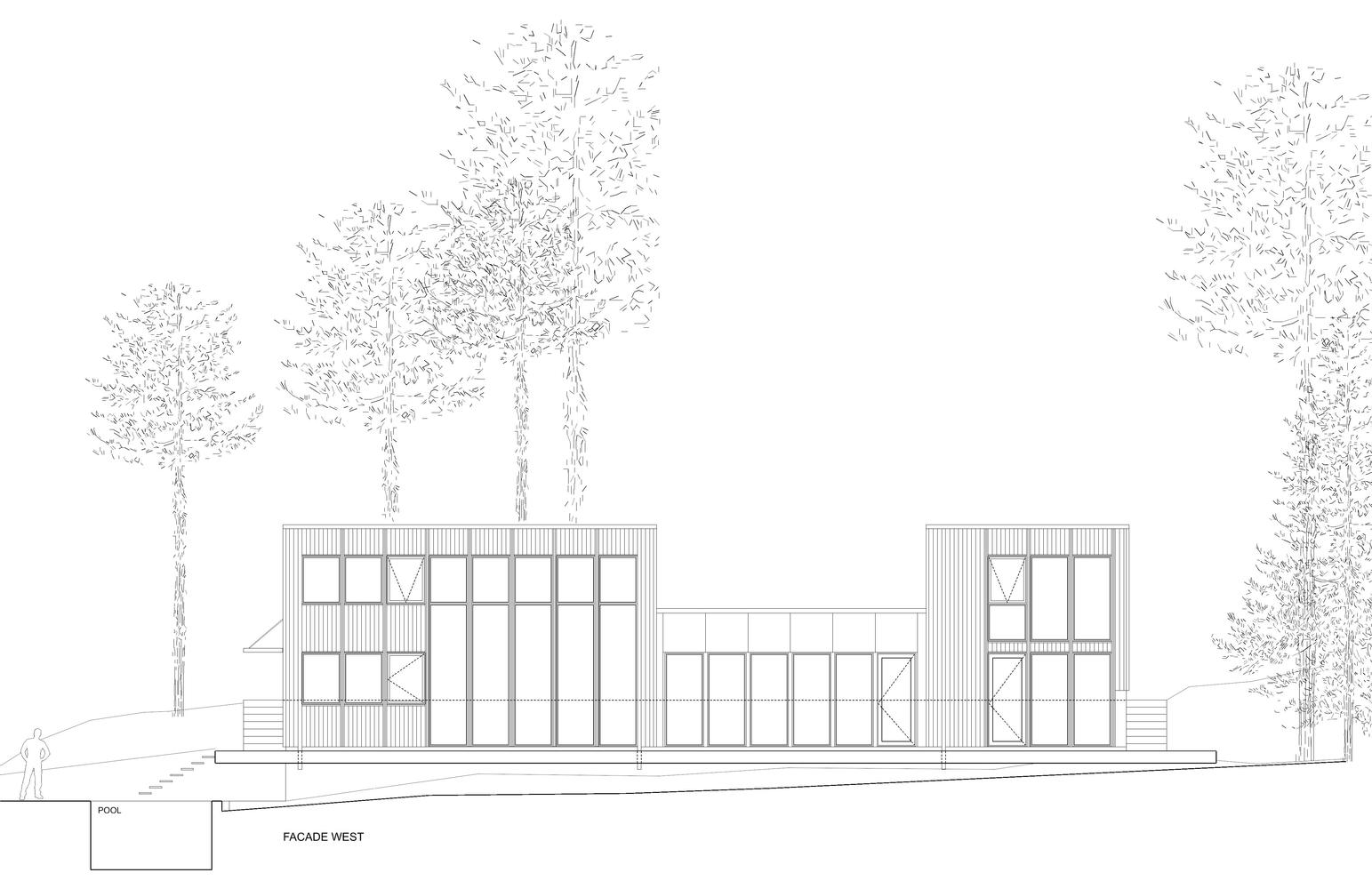 斯德哥尔摩乡村有机景观中的清晰几何建筑-46