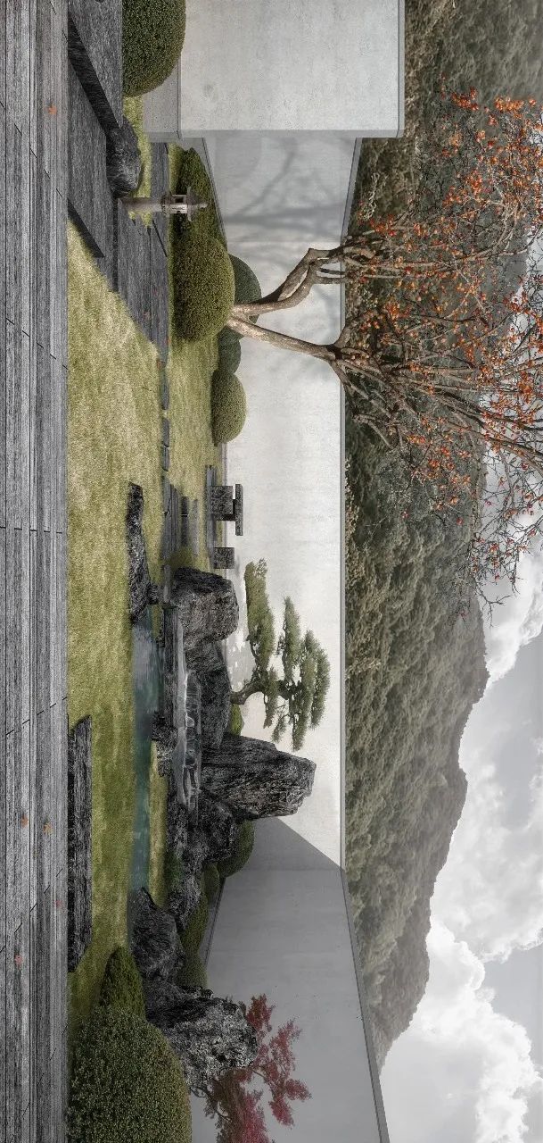 心间湖庭院，山水之境诠释现代隐雅风情-130