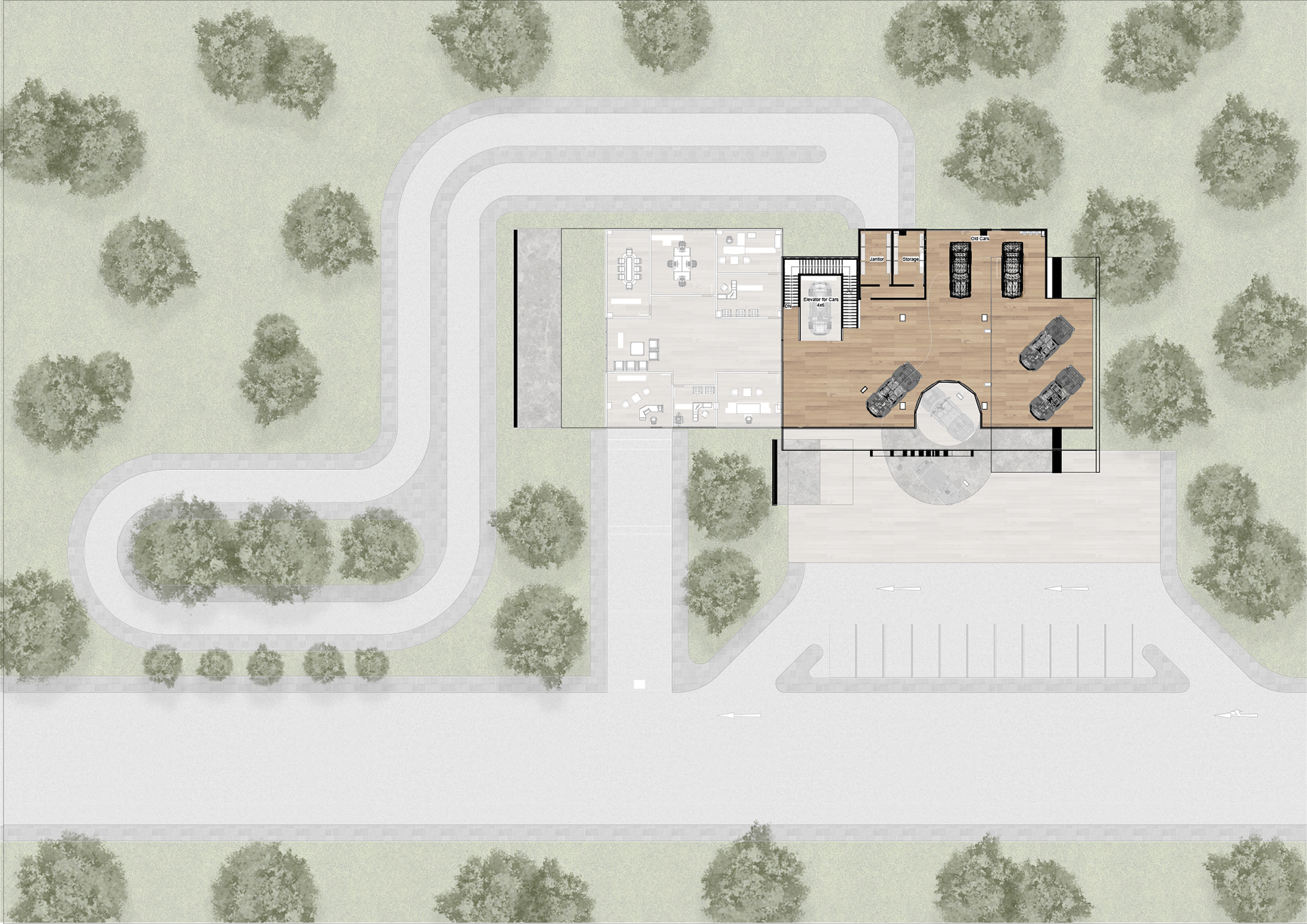 福特汽车展厅概念设计-17