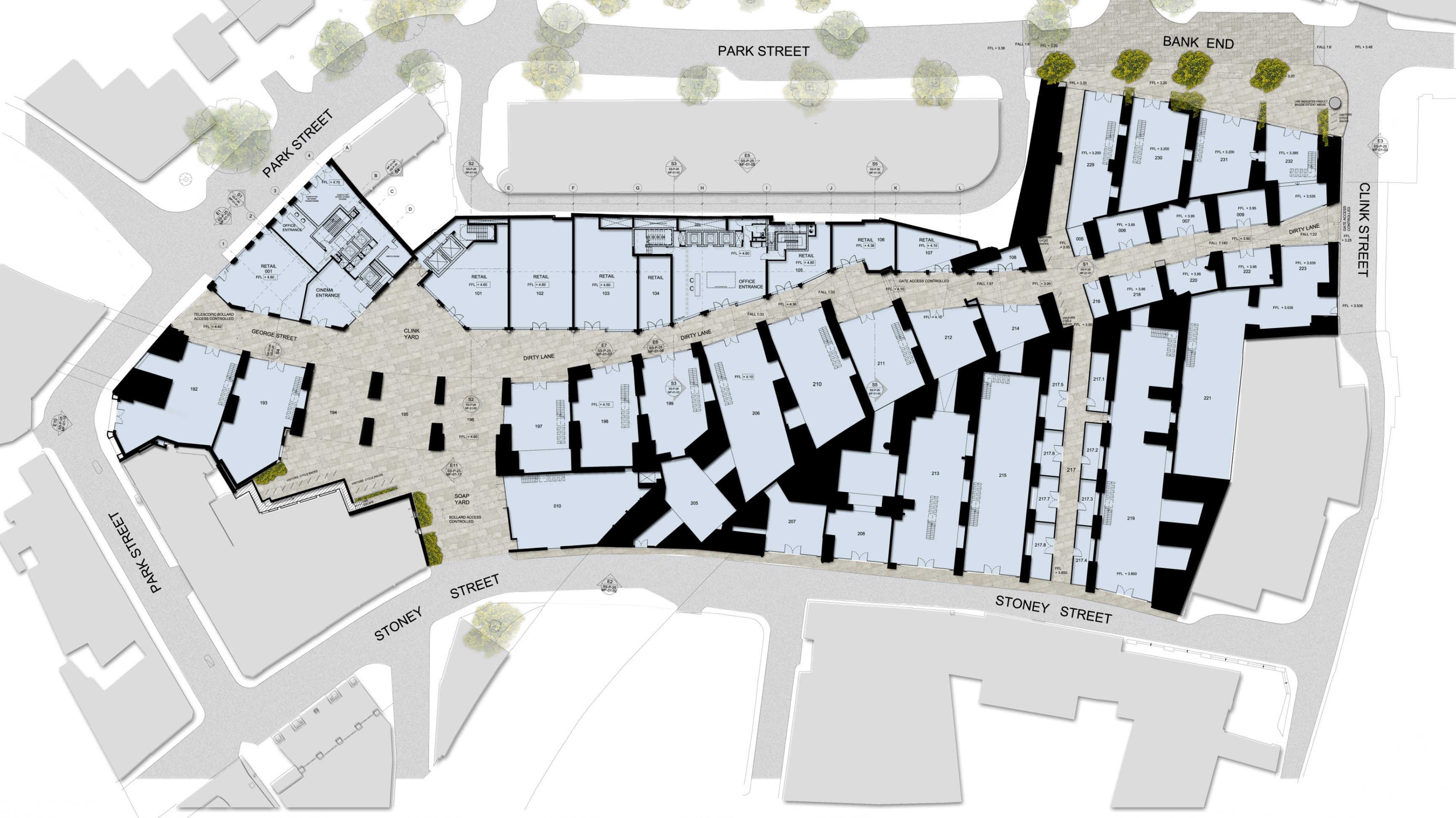 伦敦桥新购物餐饮区 Borough Yards丨英国伦敦丨SPPARC-44