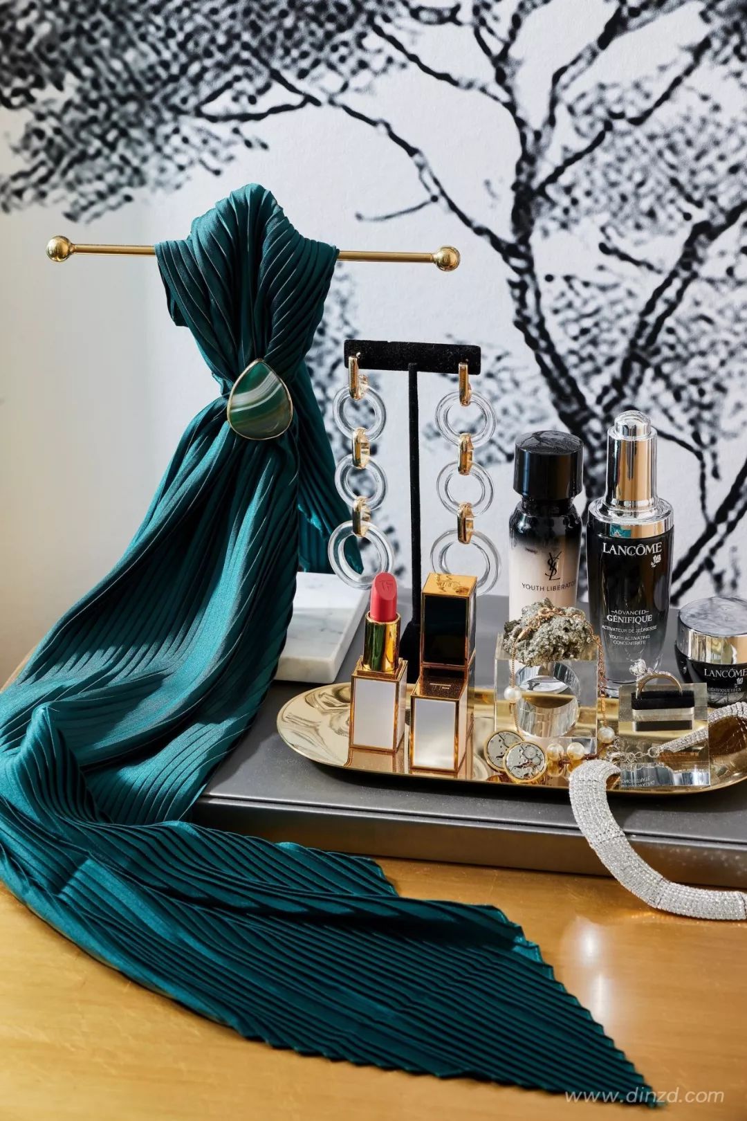 大华·徐州潘安湖首府洋房 | 摩登复古的金色空间-34