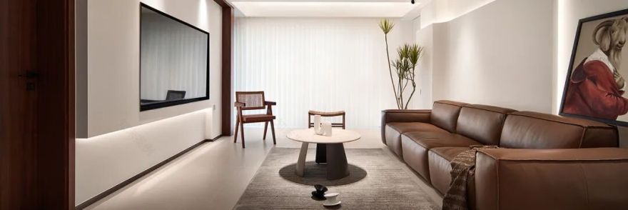 MHOO|上林湖翡翠谷240㎡现代极简风:删繁就简,与空间温柔共生-101