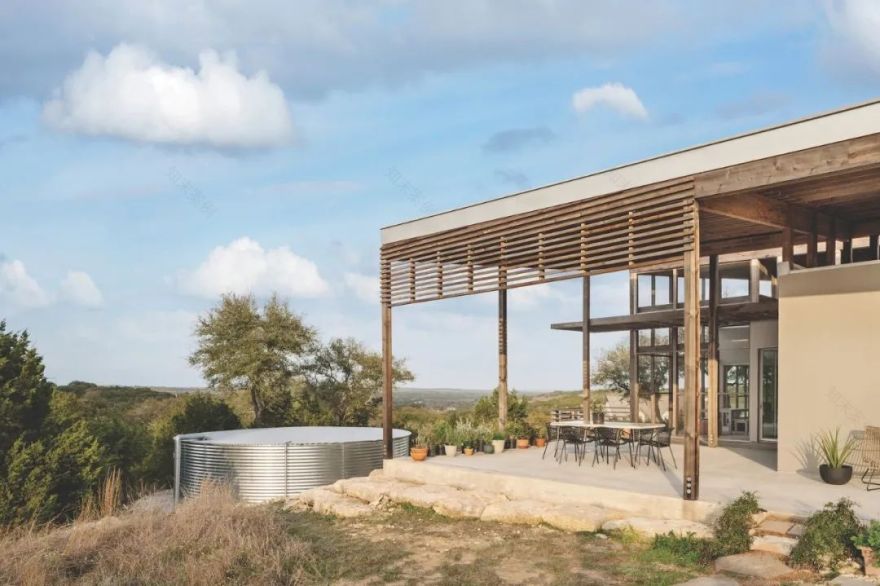 德克萨斯希尔乡村住宅 | 灵活包装,适应气候变化-17