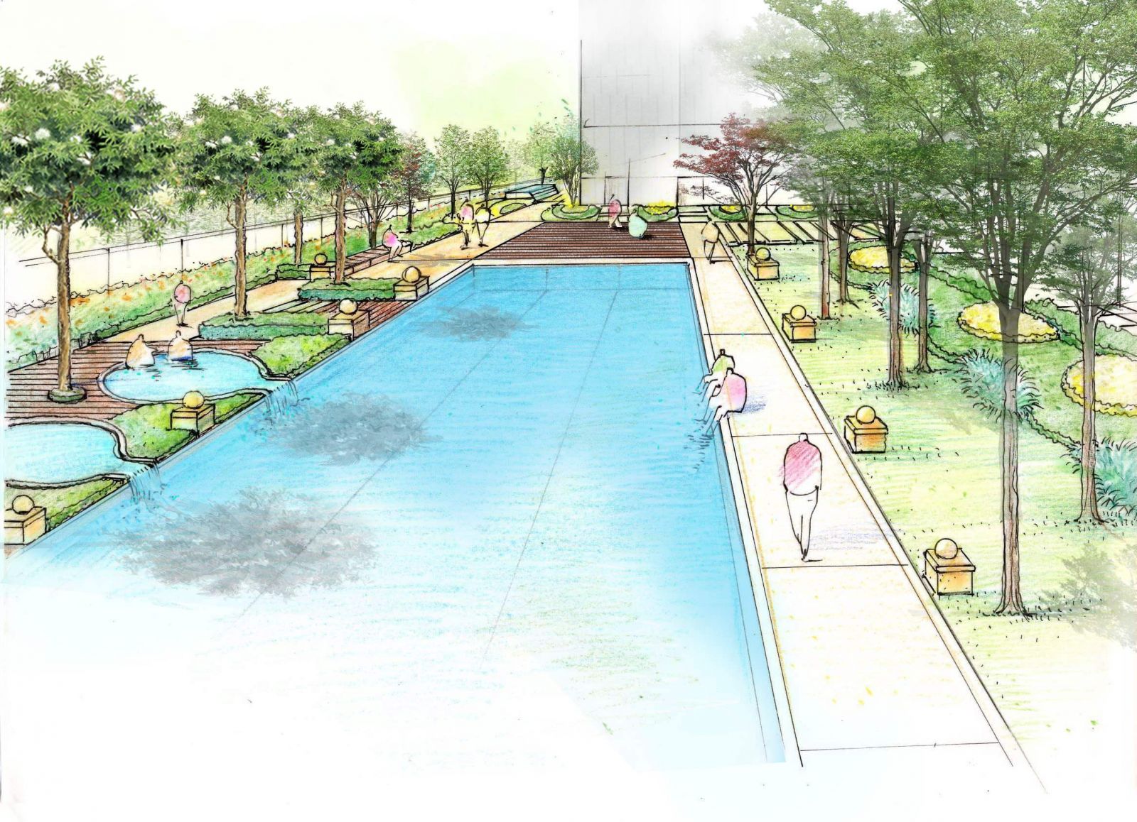 「圓山1號院」中庭住宅景觀設計丨中国台北丨李天鐸建築師事務所-2