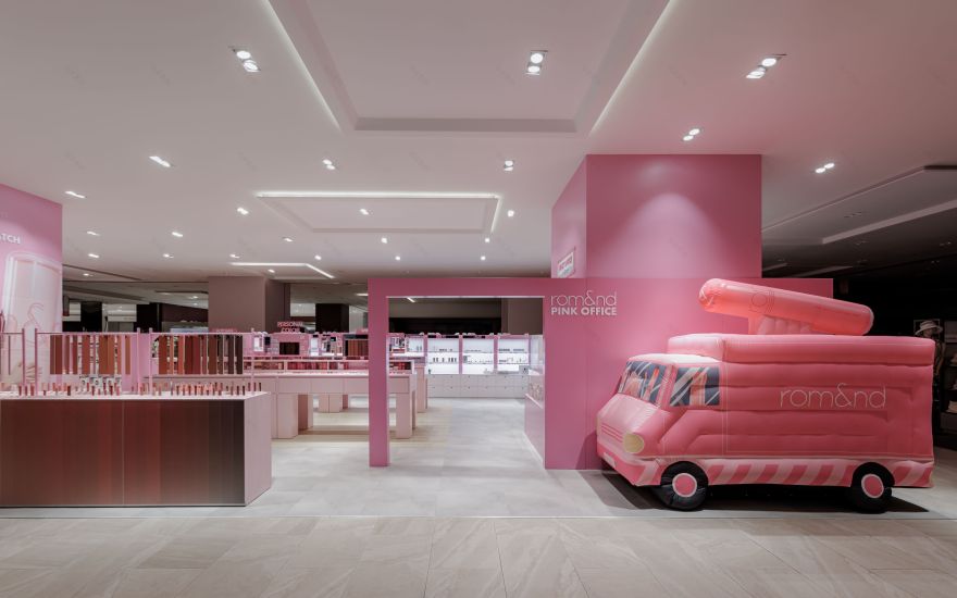 Rom&nd快闪店,釜山乐天百货店丨韩国-0